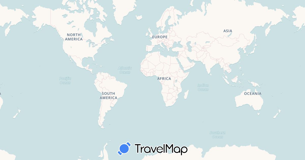 TravelMap itinerary: driving, hiking, boat, van, trottinette électrique, ferry in Czech Republic, Germany, Denmark, Estonia, France, Lithuania, Luxembourg, Latvia, Poland, Sweden, Slovakia (Europe)